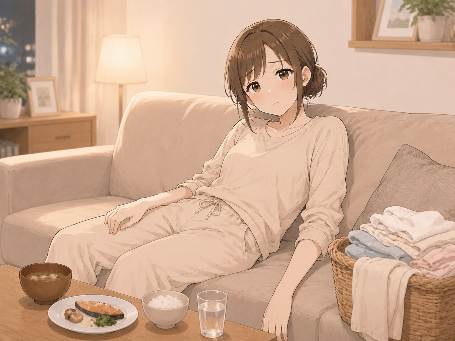 疲れが積み重なり自宅でも回復できない新人看護師