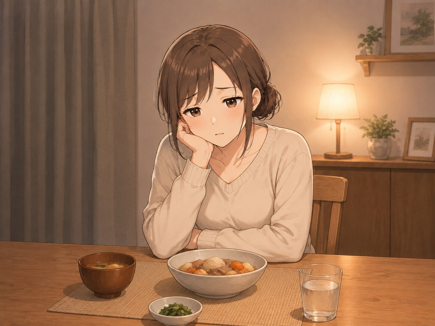心身の不調を相談する看護師のイメージ