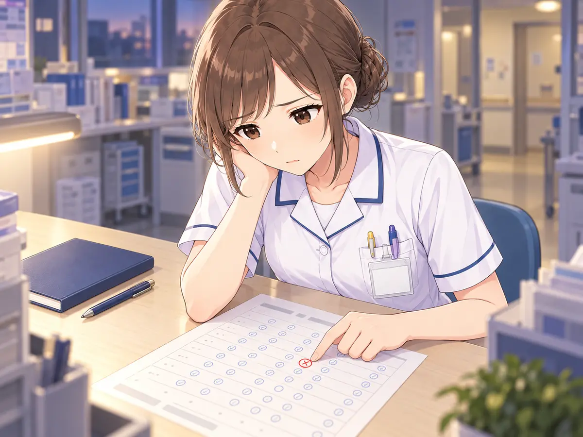 多くのできたことより一つの失敗に目が向く新人看護師